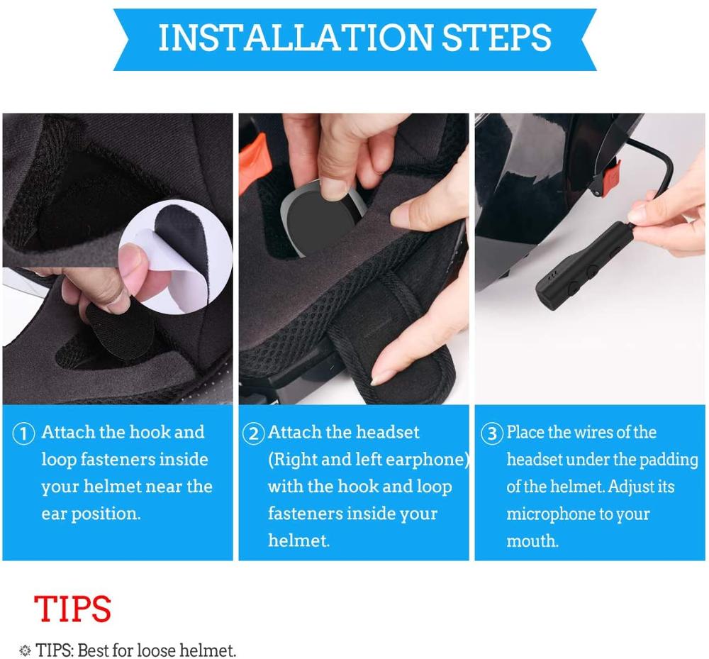 Learn how to properly install a Moto Helmet Bluetooth Wireless Headset for optimal safety during your motorcycle rides.