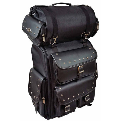 Vance Leather Large - 2 Piece Travel Bag/Back Pack