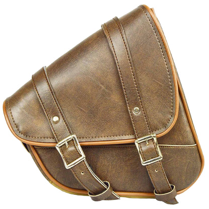 Vance Leather Swing Arm Bag Right Side Distressed Brown