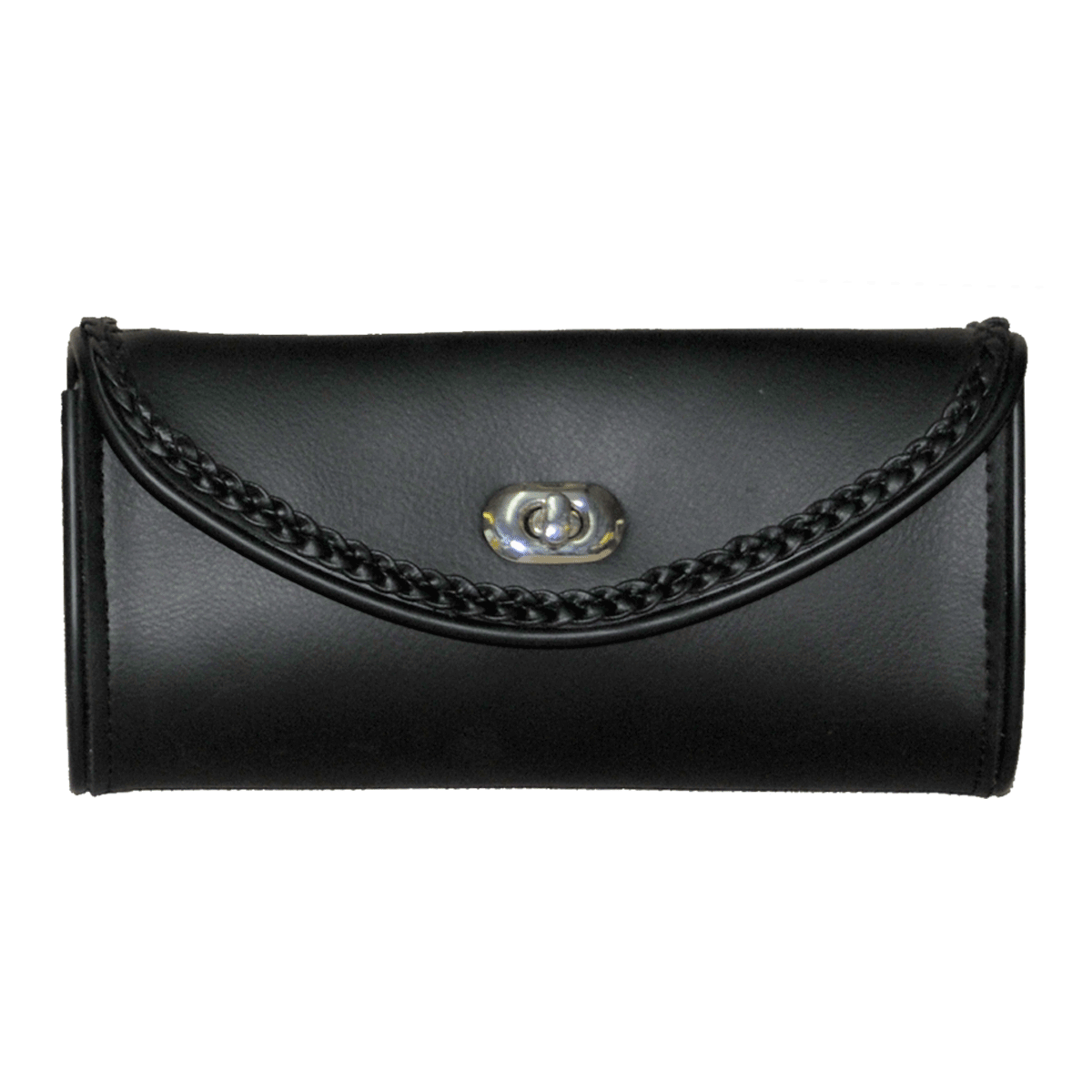Vance Leather Windshield Bag with Braid Accent