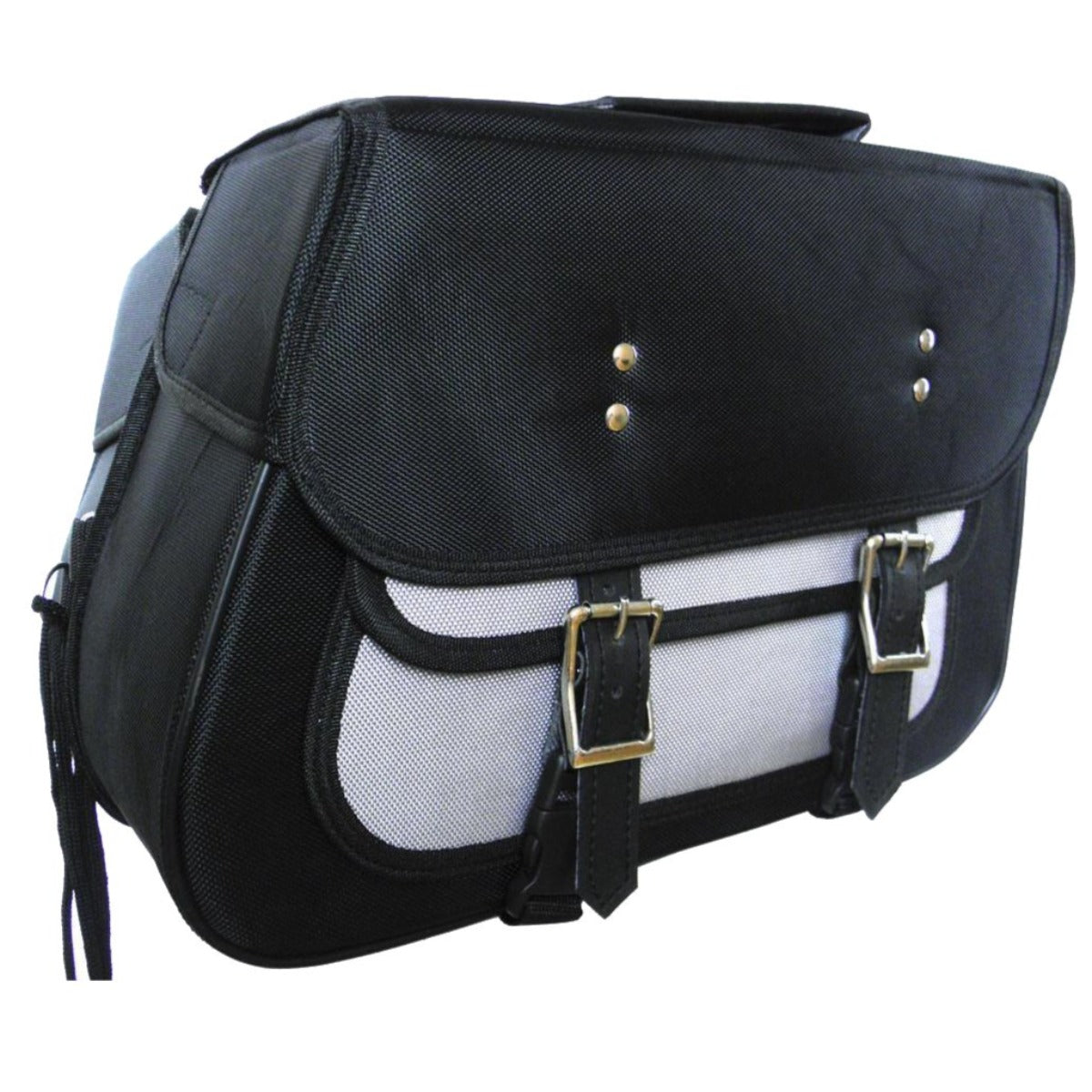 Vance Leather Medium Slant Textile Saddle Bag