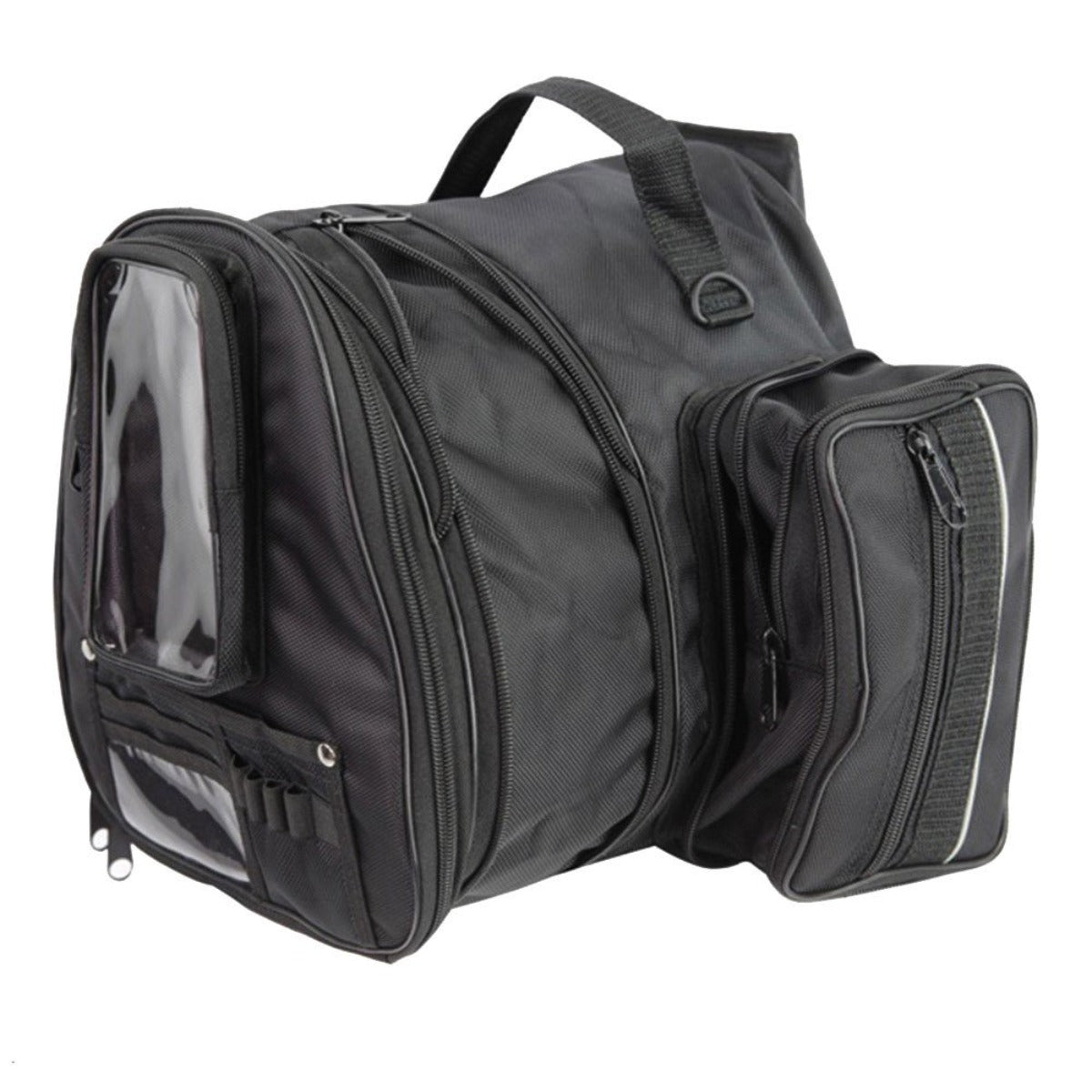 Vance Leather Medium Magnetic Expandable Tank Bag with Cell Phone Pocket
