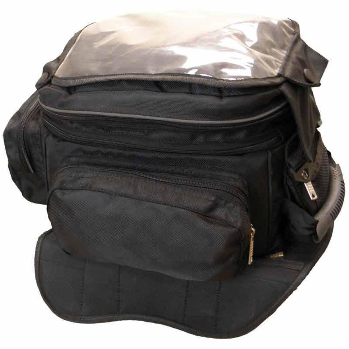 Vance Leather Large Magnetic Tank Bag with Map Pocket