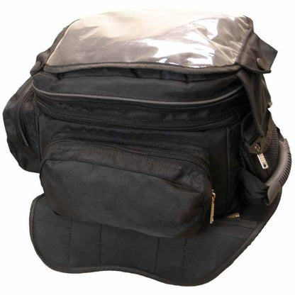 Vance Leather Large Magnetic Tank Bag with Map Pocket