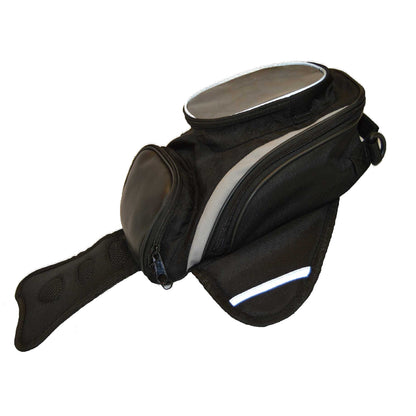 Vance Leather Magnetic Tank Bag with Cell Phone Pocket