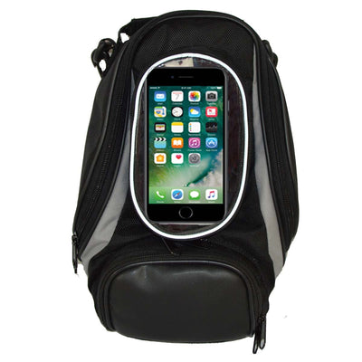 Vance Leather Magnetic Tank Bag with Cell Phone Pocket