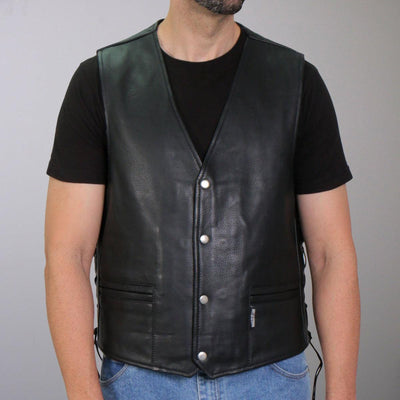 Hot Leathers Men's Vest Viking Warrior With Carry Conceal - American Legend Rider