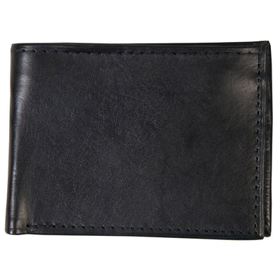 Hot Leathers Leather Bi-Fold Wallet W/ Picture Flap - American Legend Rider