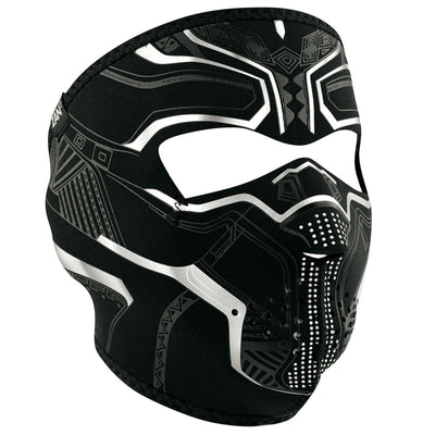 ZANheadgear® Neoprene Protector Full Face Mask, OSFM, Black/Gray/White - American Legend Rider