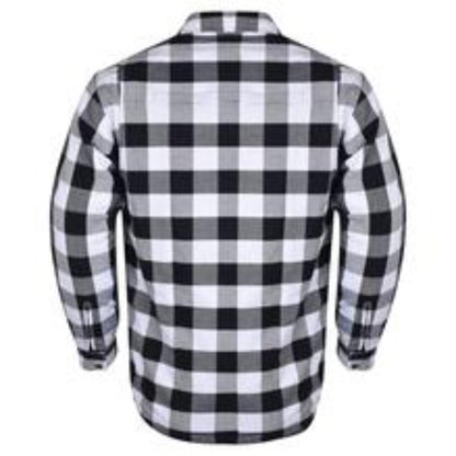 Vance Leather Plaided Riding Shirt w/ Kevlar, Waterproof Zippers & C.E. Armor