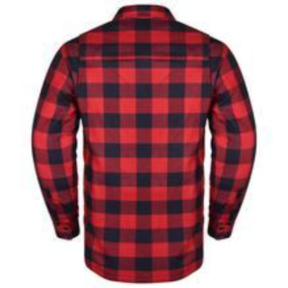 Vance Leather Plaided Riding Shirt w/ Kevlar, Waterproof Zippers & C.E. Armor