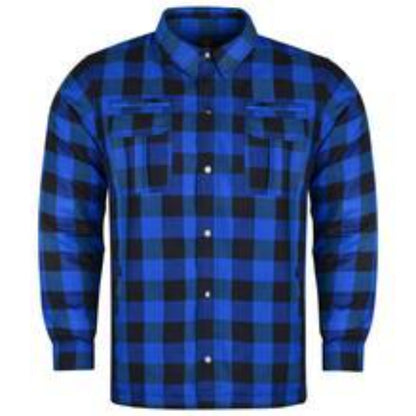 Vance Leather Plaided Riding Shirt w/ Kevlar, Waterproof Zippers & C.E. Armor