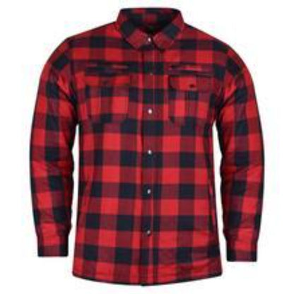 Vance Leather Plaided Riding Shirt w/ Kevlar, Waterproof Zippers & C.E. Armor