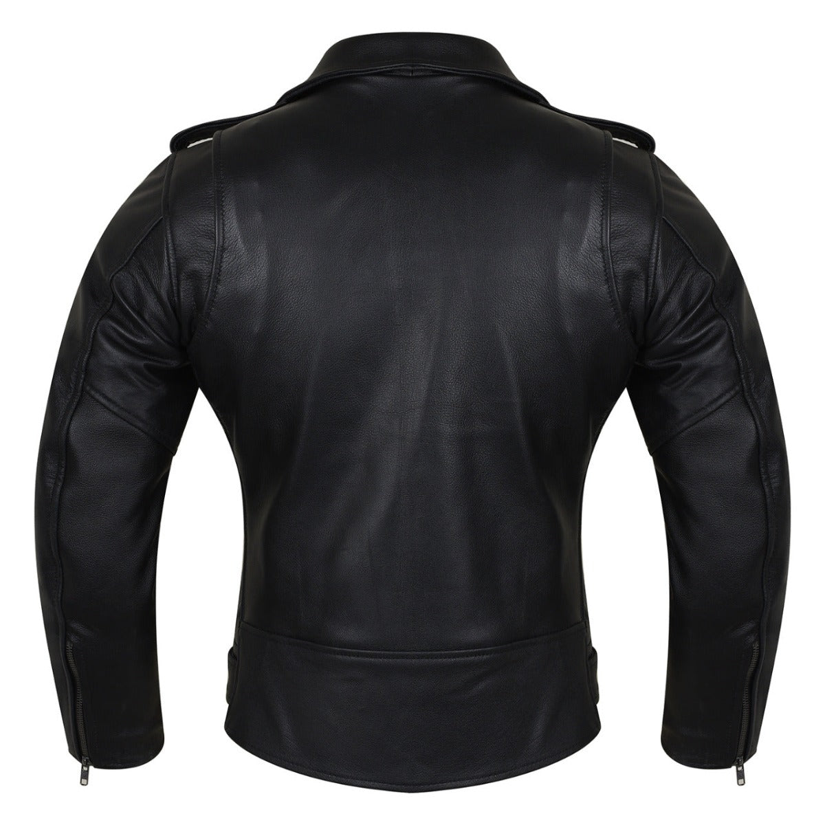 Vance Leather Women's Premium Lightweight Goatskin Classic Motorcycle Leather Jacket