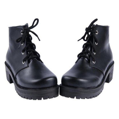 Women's Mid Heels Lace-Up Ankle Boots - American Legend Rider