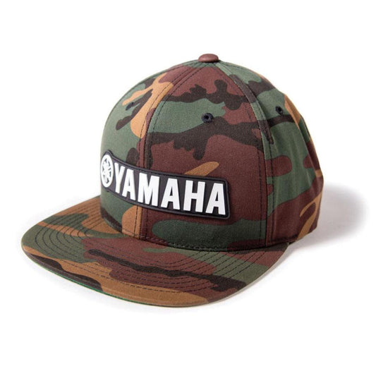 Factory Effex Yamaha Bold Snapback Hat, Camo - American Legend Rider
