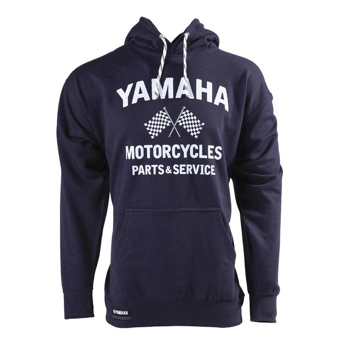 Factory Effex Yamaha MC Shop Pullover Hoodie, Navy Blue - American Legend Rider