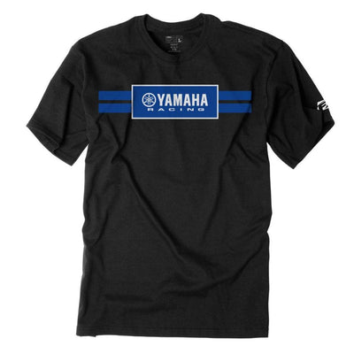 Factory Effex Men's Yamaha Racing Stripes T-Shirt, Black - American Legend Rider