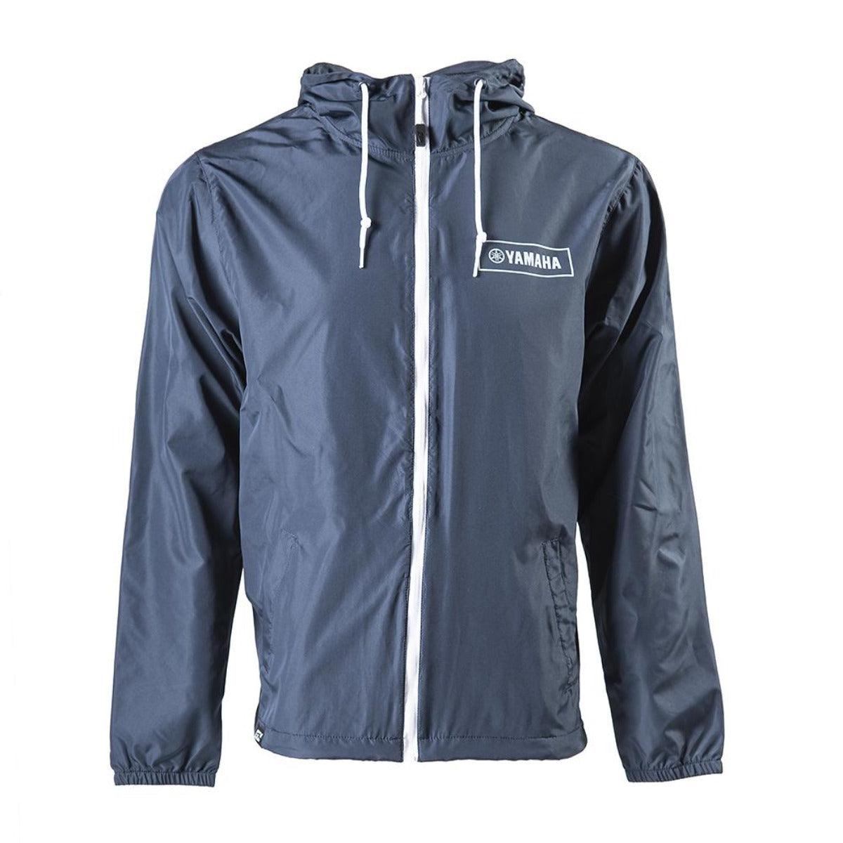 Factory Effex Men's Yamaha Windbreaker Jacket, Navy Blue - American Legend Rider