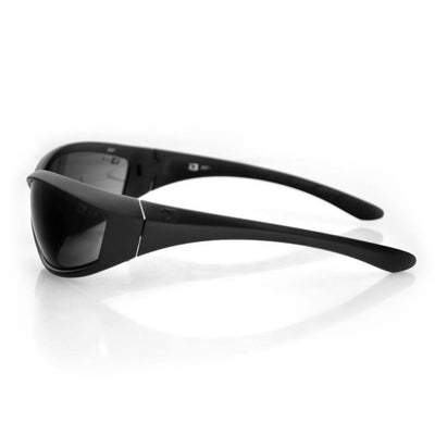 Bobster Zulu Sunglasses, One Size, Matte Black Frame, 2 Lenses - Anti-Fog Smoke/Clear - American Legend Rider