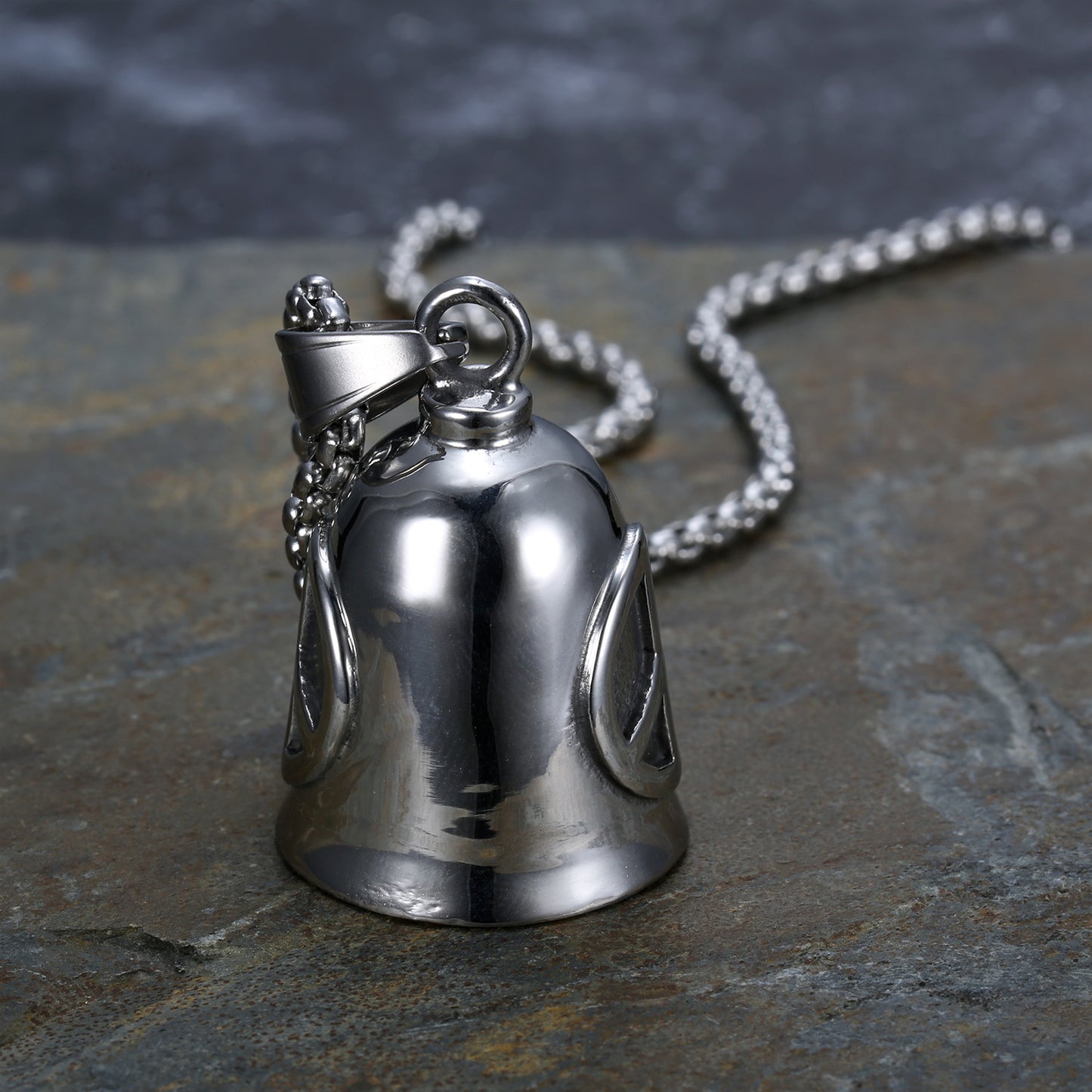 Peace Gremlin Bell, Silver