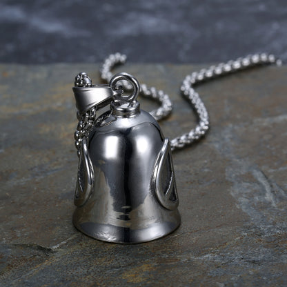 Peace Gremlin Bell, Silver