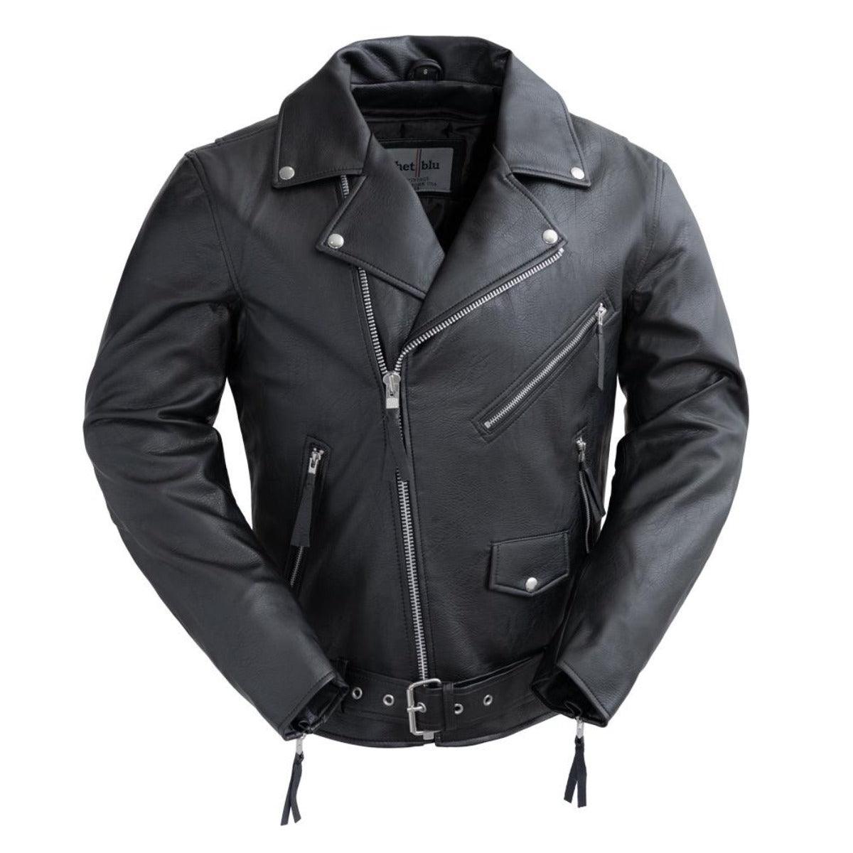 First Manufacturing Broc - Men's Fashion Vegan Leather Jacket - American Legend Rider