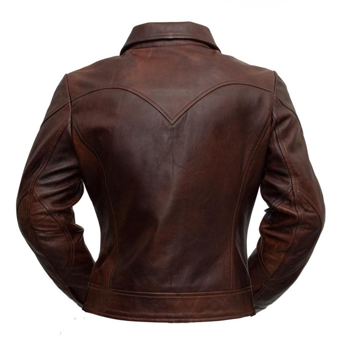 First Manufacturing Charlotte - Women's Lambskin Leather Jacket - American Legend Rider