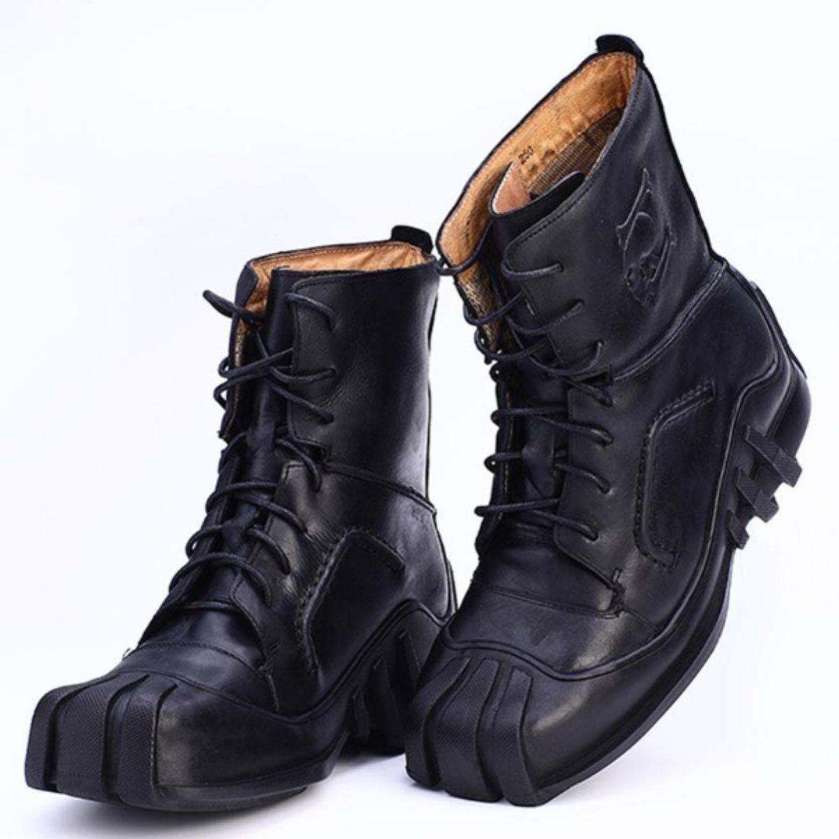 High Quality Leather Skull Boots - American Legend Rider