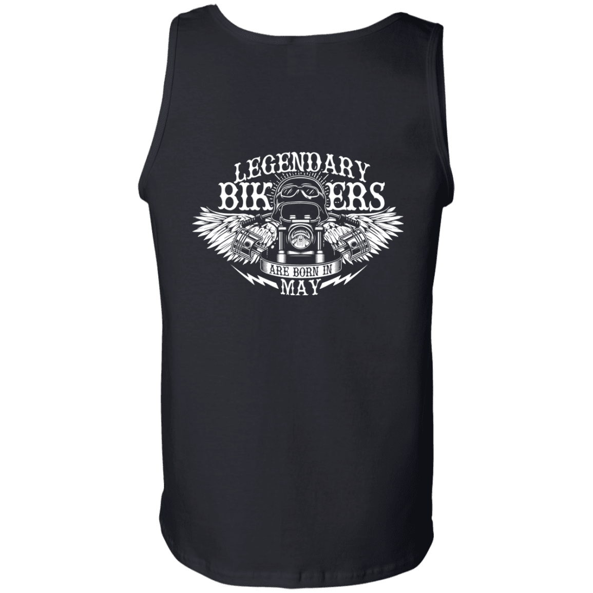 Bikers Born in May T-Shirt - American Legend Rider