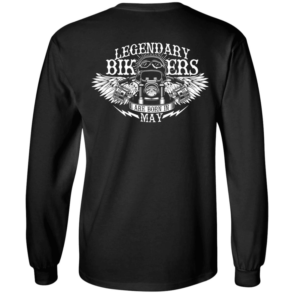 Bikers Born in May T-Shirt - American Legend Rider
