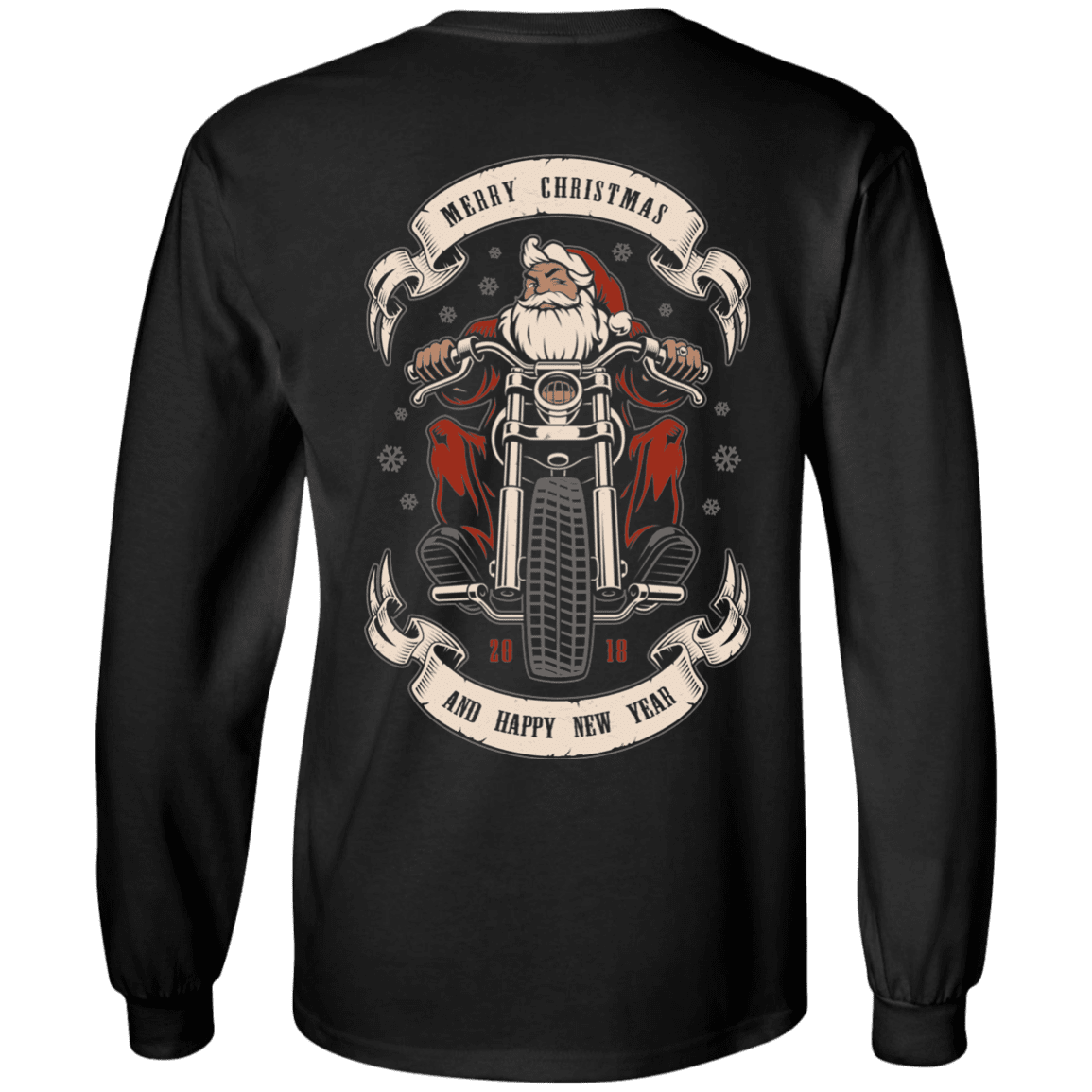 Santa Biker T Shirt 2018 & Hoodies - American Legend Rider