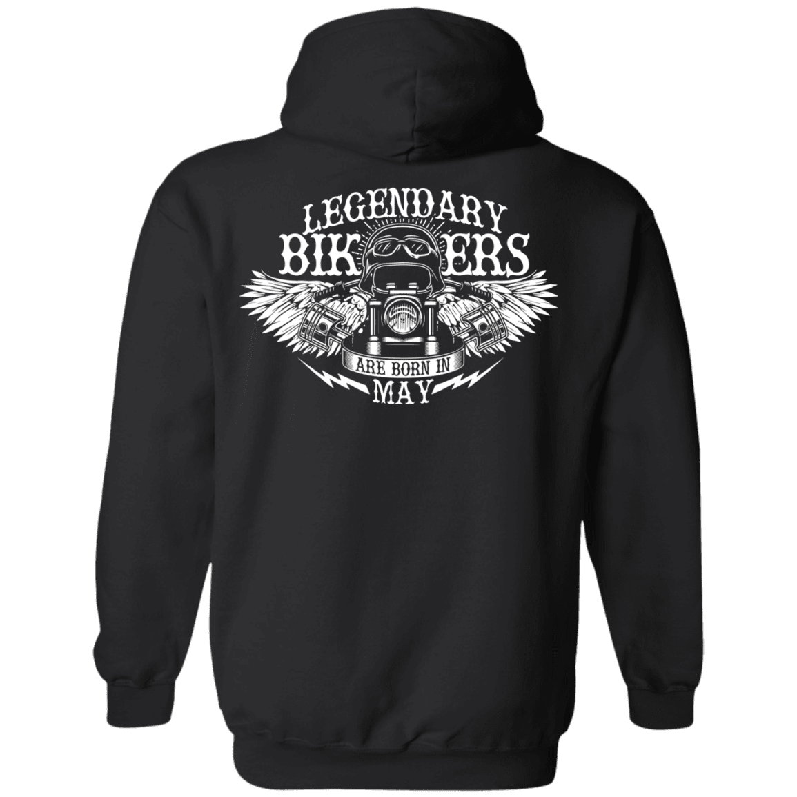 Bikers Born in May T-Shirt - American Legend Rider