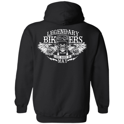Bikers Born in May T-Shirt - American Legend Rider