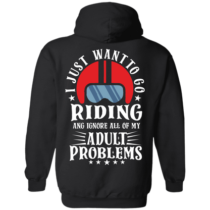 I Just Want to Go Riding T-Shirt & Hoodies - American Legend Rider