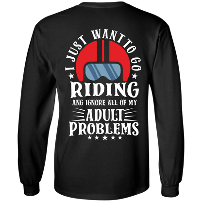 I Just Want to Go Riding T-Shirt & Hoodies - American Legend Rider