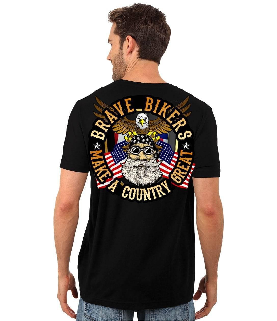 Bikers Make A Country Great T-Shirt - American Legend Rider