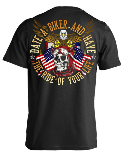Date a Biker T-Shirt - American Legend Rider