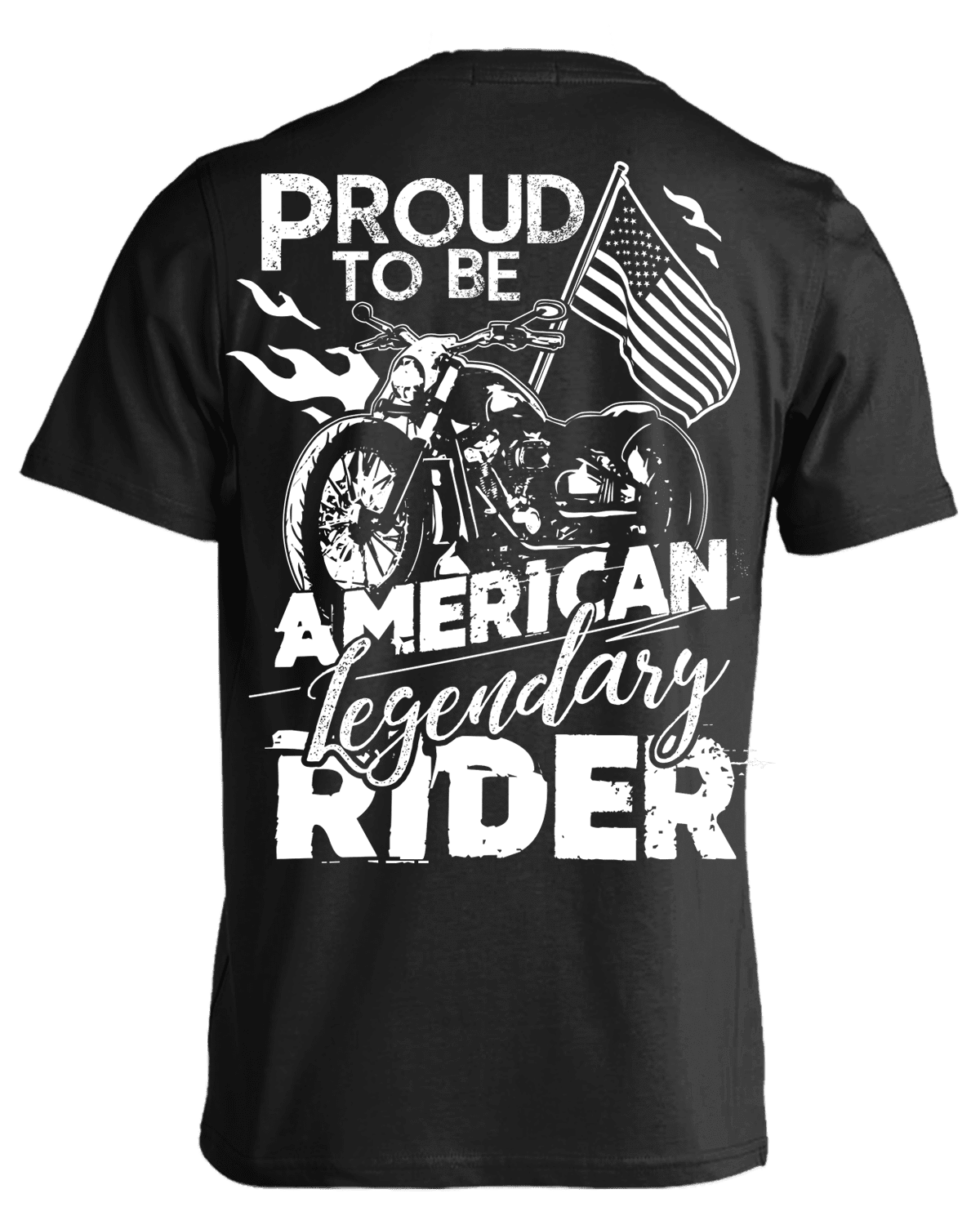 Proud to be American Legendary Rider T-Shirt - American Legend Rider