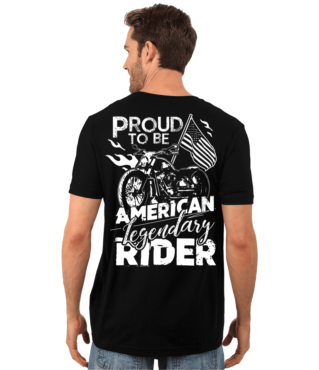 Proud to be American Legendary Rider T-Shirt - American Legend Rider