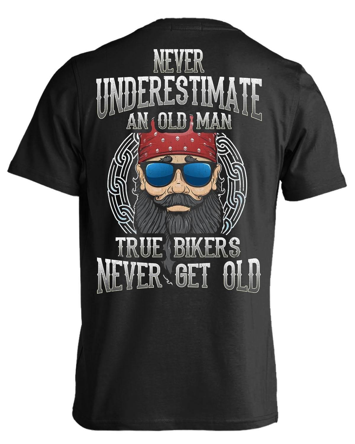 True Bikers Never Get Old T-Shirt - American Legend Rider