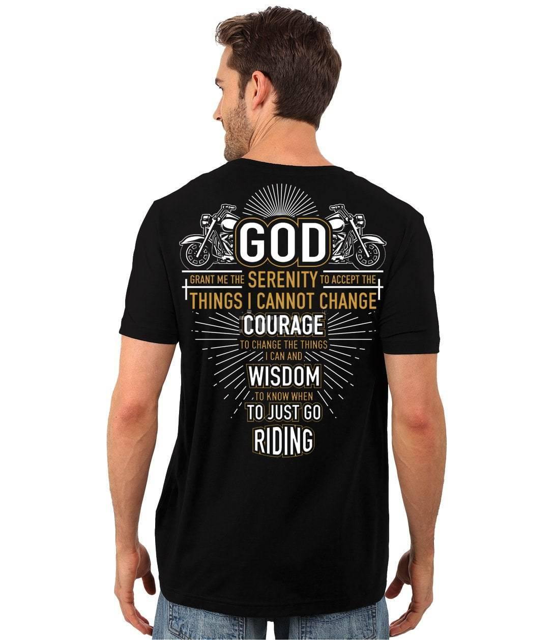 God Grant me the Serenity, Courage, Wisdom T-Shirt - American Legend Rider