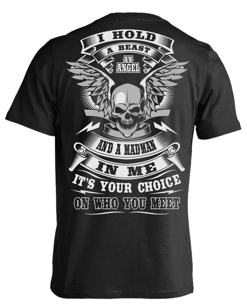 New Funny biker Motorcycle Place your boobs here and hang on tight T-Shirt  custom t shirts fruit of the loom mens t shirts