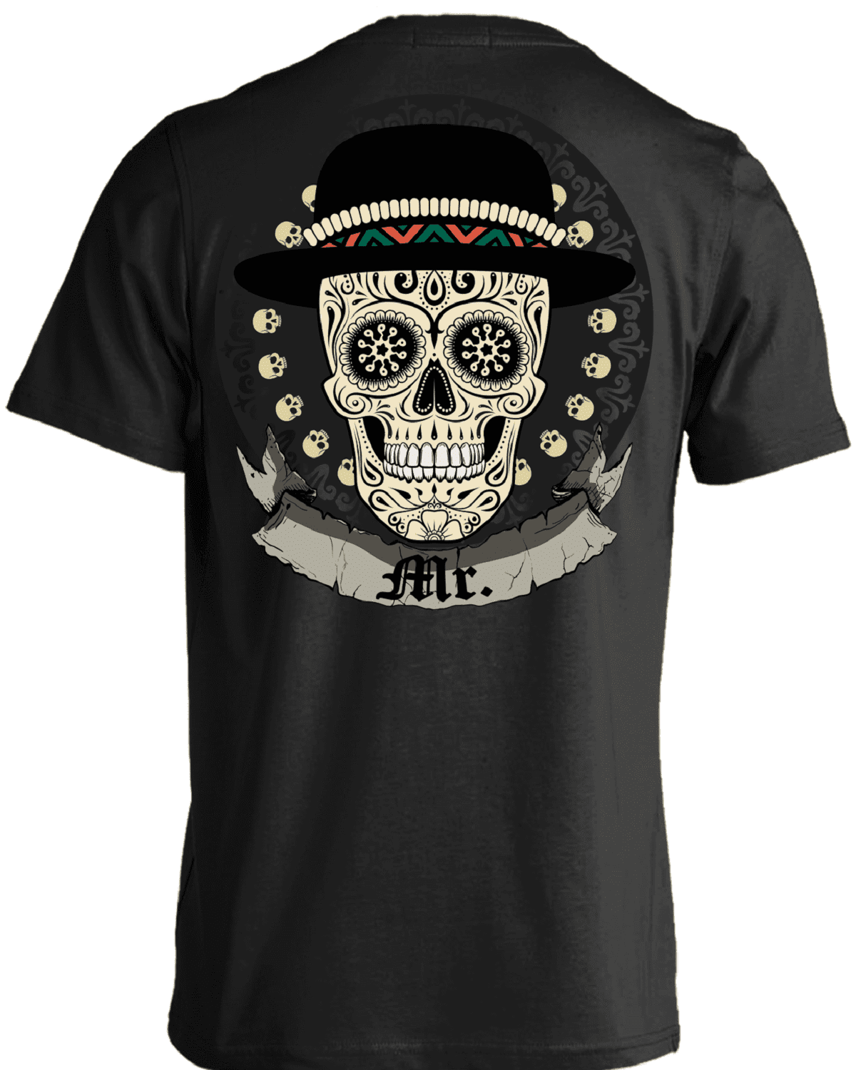 Mexican Skull T-Shirt - American Legend Rider