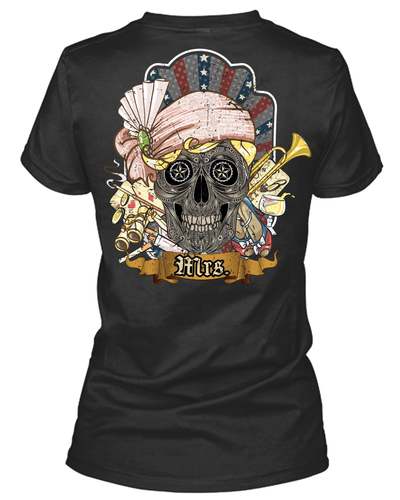 Poker Skull T-Shirt (Female) - American Legend Rider
