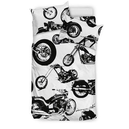Seamless Motorbikes Bedding Set - American Legend Rider