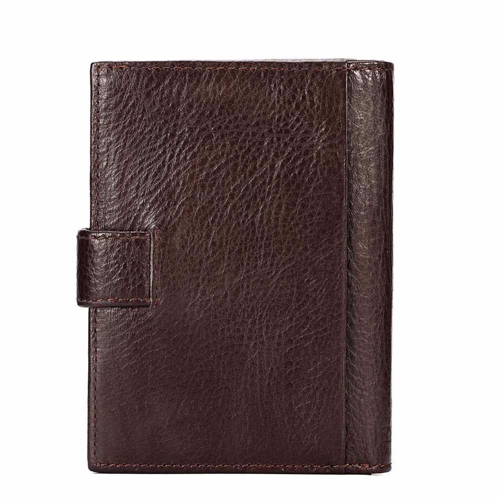 Kavi's Classic Leather Wallet w/ Hasp Closure, 4 x 5.5 in - American Legend Rider