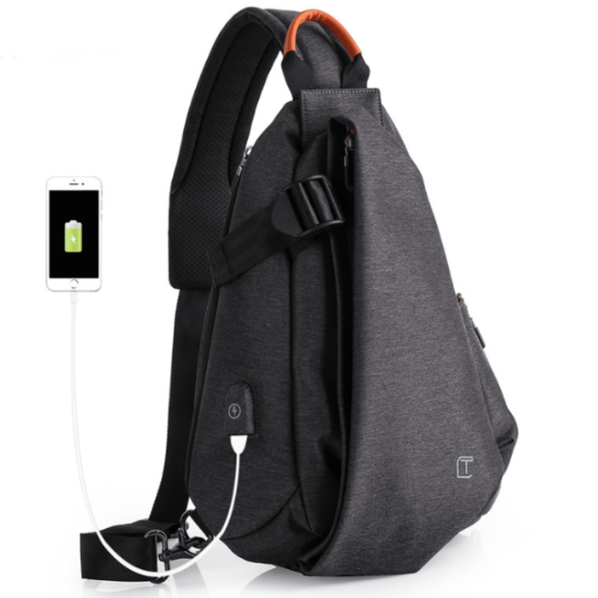 Premium Chest Bag with USB Slot - American Legend Rider