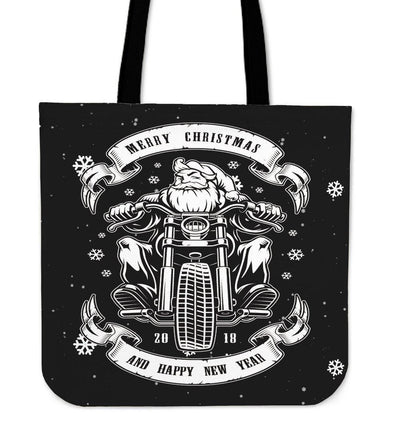 Santa Biker Tote Bag - American Legend Rider