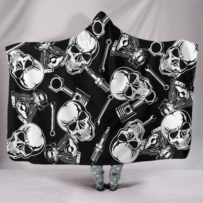 Skulls & Elements Hooded Blanket - American Legend Rider